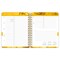 Crackled Blush | 2027 6 x 7.75 Inch 18 Months Weekly Desk Planner | Foil Stamped Cover | July 2026 - December 2027 | Plato | Planning Stationery